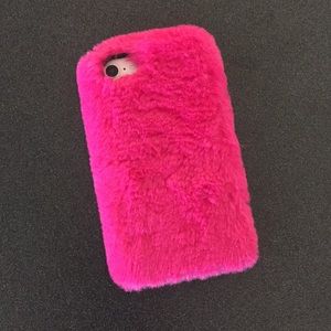 Kendall & Kylie Pink Furry iPhone 6 Phone Case